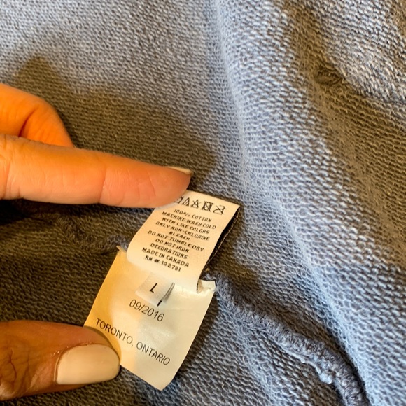 Aime Leon Dore men’s size L weather blue hoodie sweater zip up - Picture 6 of 9